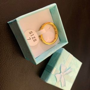 Roman Numerical Ring (golden)